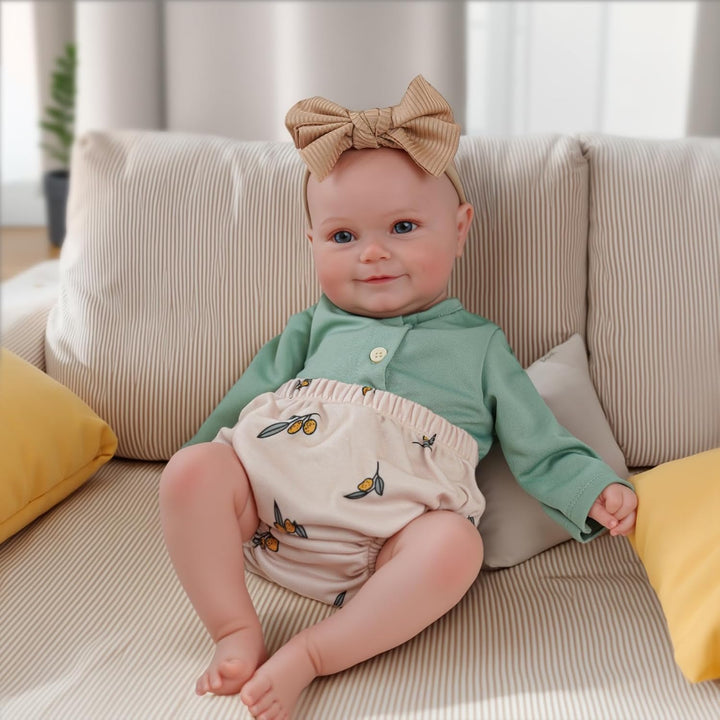 Reborn Baby Dolls, 20Inch Cute Soft Vinyl Realistic-Newborn Baby Dolls Poseable Real Life Lifelike Baby Dolls W/Doll Accessories for 3+ Year Old Girls