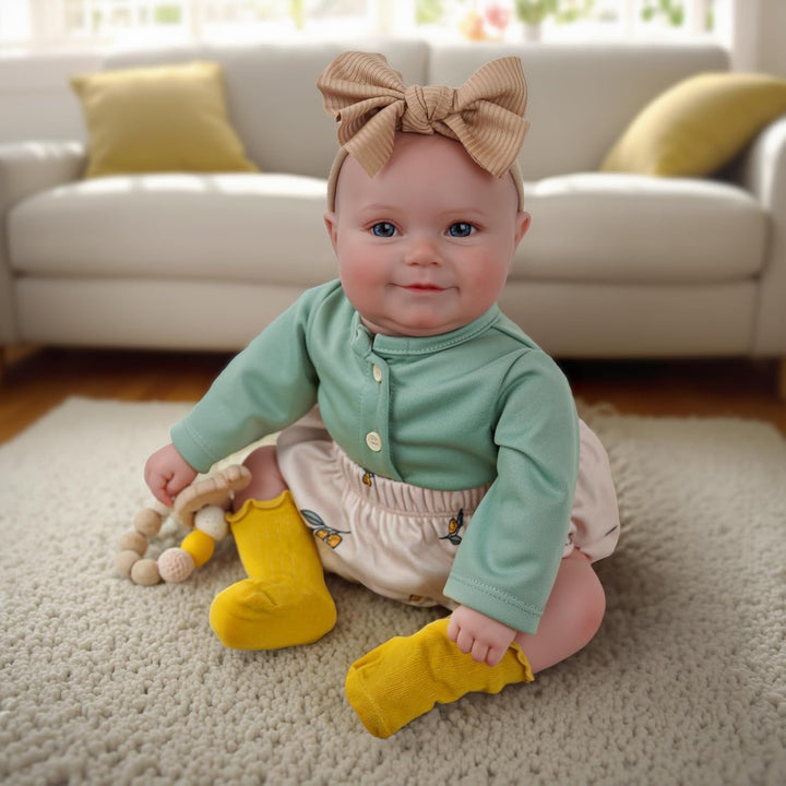 Reborn Baby Dolls, 20Inch Cute Soft Vinyl Realistic-Newborn Baby Dolls Poseable Real Life Lifelike Baby Dolls W/Doll Accessories for 3+ Year Old Girls