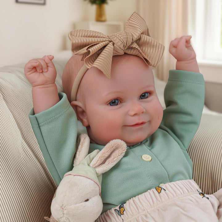 Reborn Baby Dolls, 20Inch Cute Soft Vinyl Realistic-Newborn Baby Dolls Poseable Real Life Lifelike Baby Dolls W/Doll Accessories for 3+ Year Old Girls